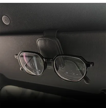 Multi-functional Car Glasses Holder: Visor Sunglasses Clip for Cars
