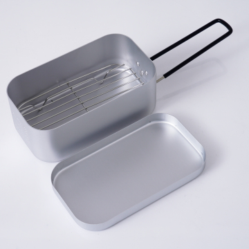 Moderne Aluminiumlegierung Lunchbox &amp; Chaos mit Deckel für Outdoor Camping