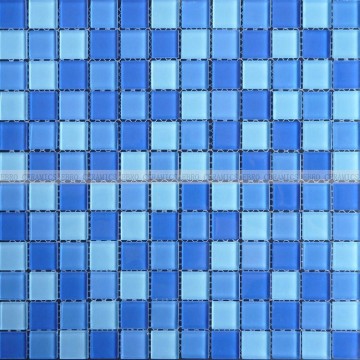 Piscina de mosaico de vidro blues de alta qualidade
