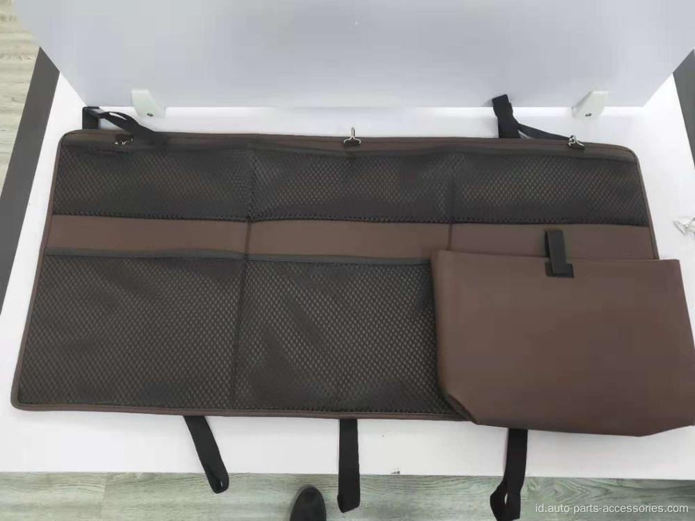 Dekorasi mobil trunk back kursi organizer penyimpanan tas penyimpanan