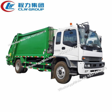 ISUZU 12cbm garbage compactor truck
