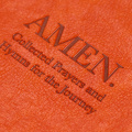Customized embossed logo leather diary