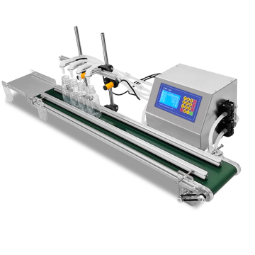 Machine de remplissage de liquide de courroie de convoyeur standard européen