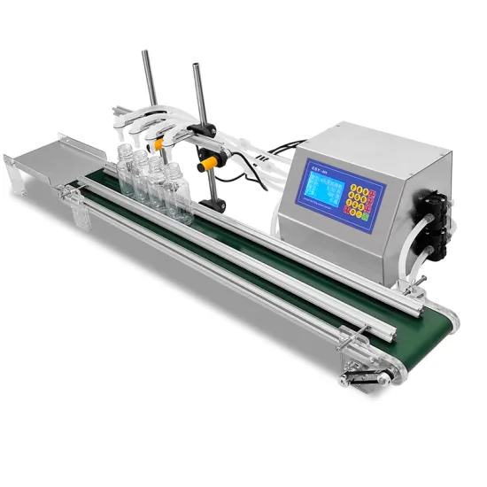 European Standard Conveyor Belt Liquid Filling Machine