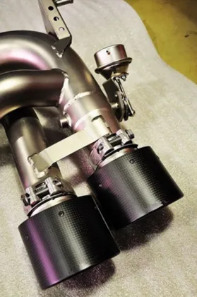 customized carbon fiber tail throat