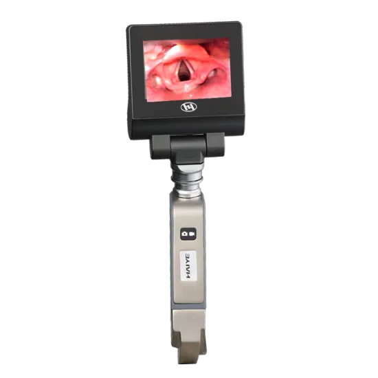 Portable Video Laryngoscope Reusable Set with Mac and Miller Blades for Adult and Neonatal Intubation