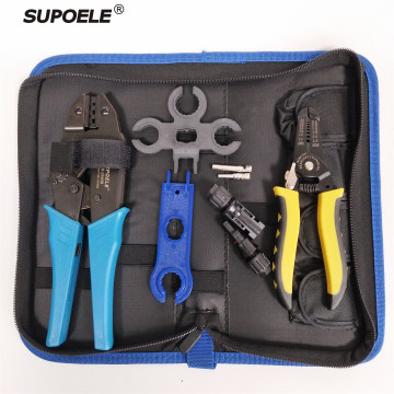 PV Connector Crimping Tool: Crimp Wrench for Solar Energy Terminal - 2.5/4/6mm2 Wire Stripper Pliers