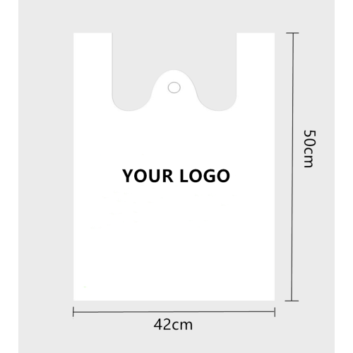 Compostable T-Shirt Type Supermarket Plastic Bags