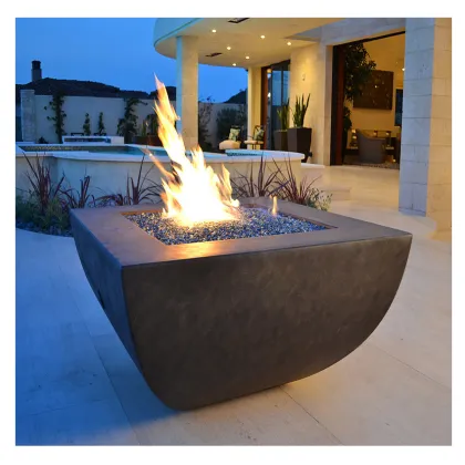 Outdoor Propane Fire Pit Dining Table