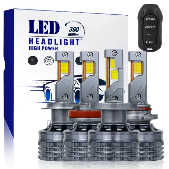 Intelligent Remote Control K20 LED Headlight Bulb H4 H7 H11 9005 H1 H3 Car Light Accessories