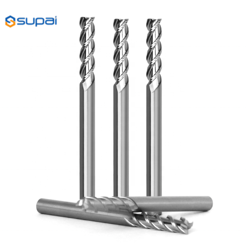 HRC50 3Flutes 6x75mm Schaftfräser Fresas für Aluminium