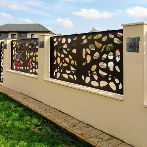 Hollow Solar LED Fence Light