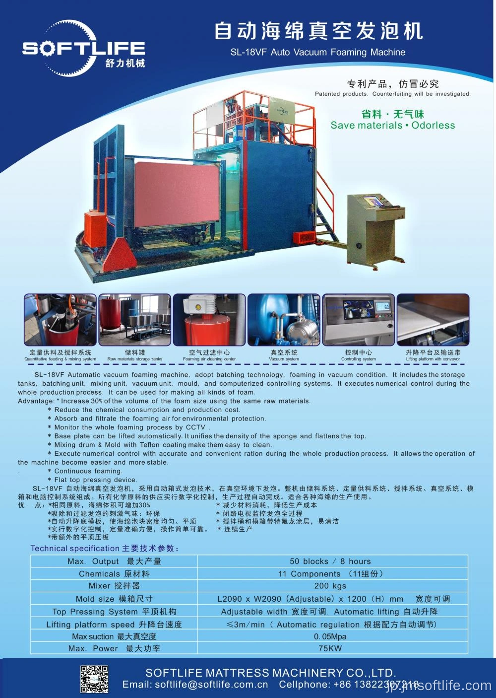 Auto Vacuum Foaming Machine