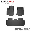 3D -Gummiauto -Matte für Tesla Modell 3