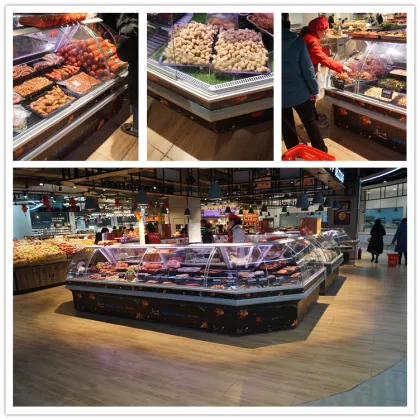 Supermarket Delicatessen and Meat Chiller Display Case