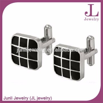 Quality Classic Enamel Cufflinks Stainless Steel Cufflinks For Businessman