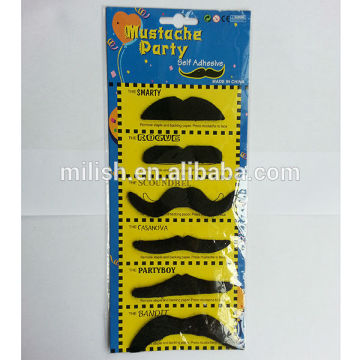 cheap party black fake moustache kit MMO-0223