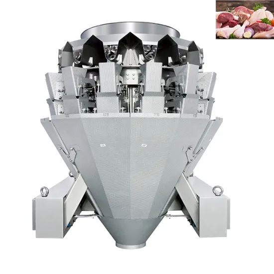 Automatic Multihead Weigher for Fresh Meat: Pork and Chicken Packaging Machine