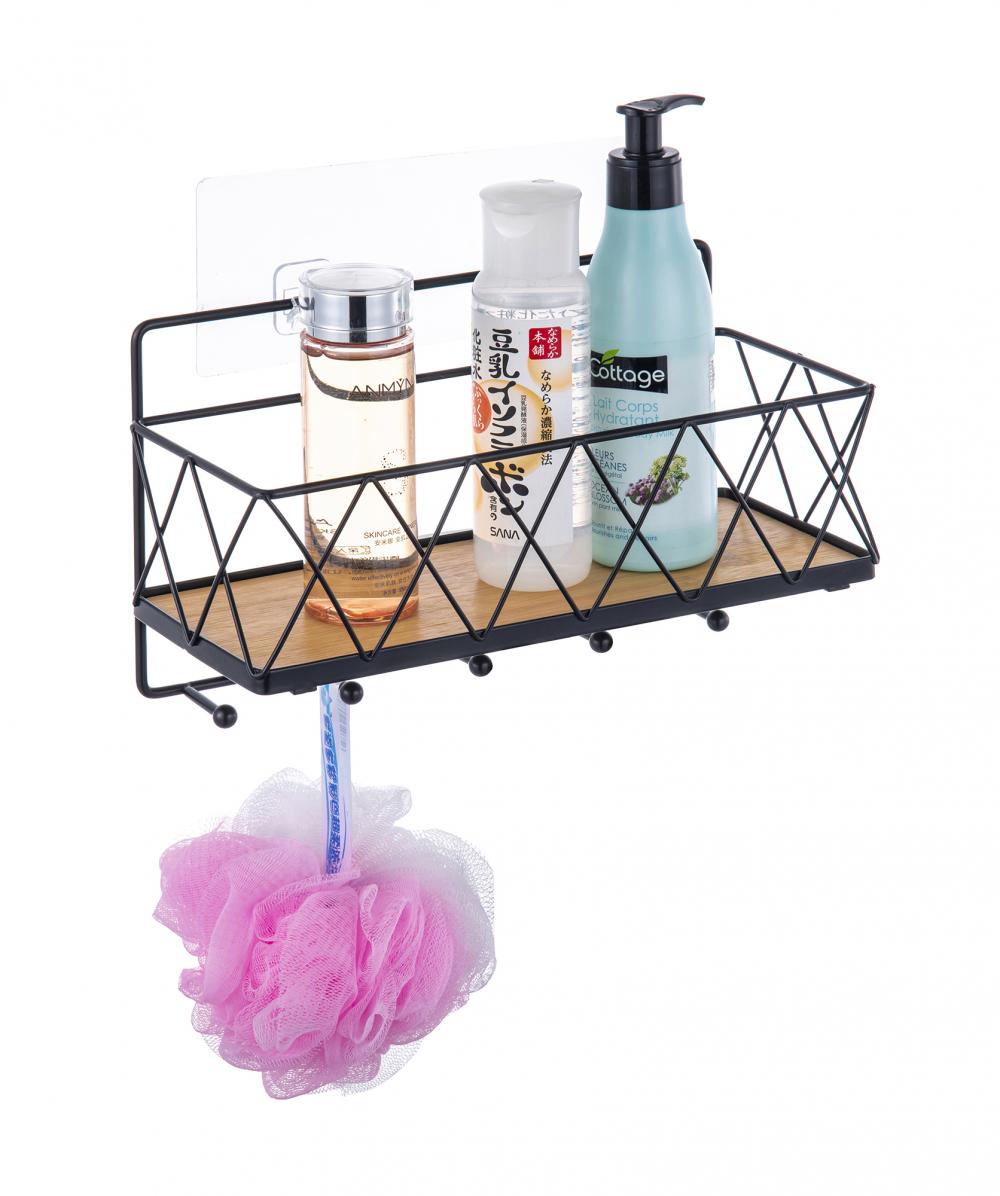 Organizador de baño de ducha Caddy con ganchos