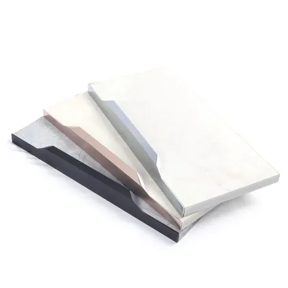 Zamak Handle Furniture Hardware - Foshan Modern Hardware Square Door Handles