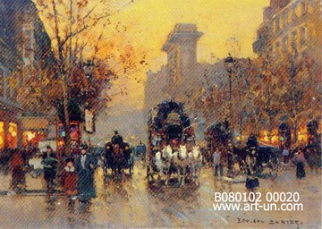 streetscape painting