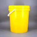 Divers seaux en plastique largement 20L 5 gallons