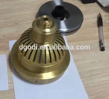 Round Antique Brass Lamp Shade
