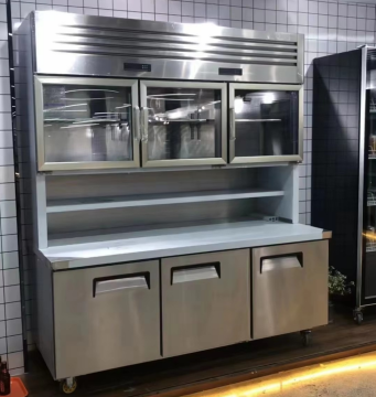 Direct Supply Stainless Steel Upright Fridge Refrigerator for Commercial Kitchens