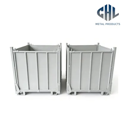 Forkliftable Metal Storage Bin