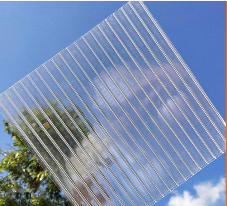 6mm Hollow Twin Wall Polycarbonate Sheet Sun Sheet