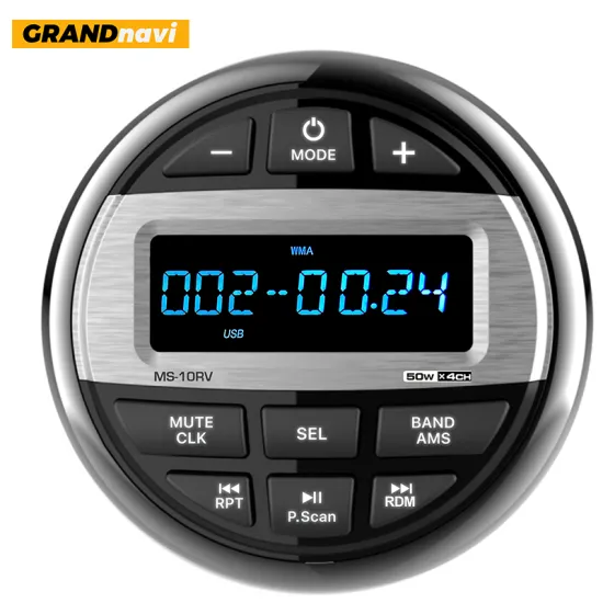 GRANDnavi BT Marine Radios and Waterproof Audio Systems for Boats and ATVs