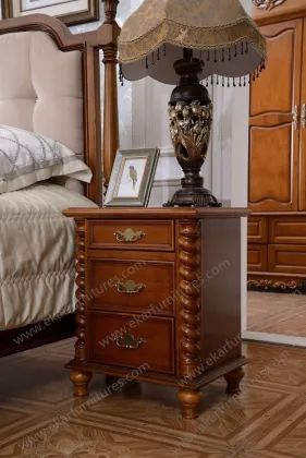 Wooden bedroom furniture bedside table
