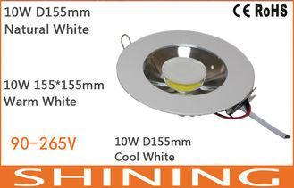 10 Watt 800 Lumen COB LED Downlight , 6000K Epistar LED Lam
