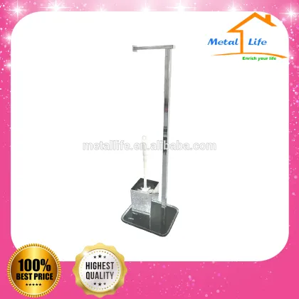 BA-2002LS Standing toilet paper holders novelty unique toilet brush holders