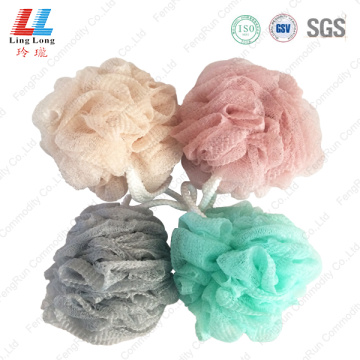 Wavy mesh sponge absorbent bath ball