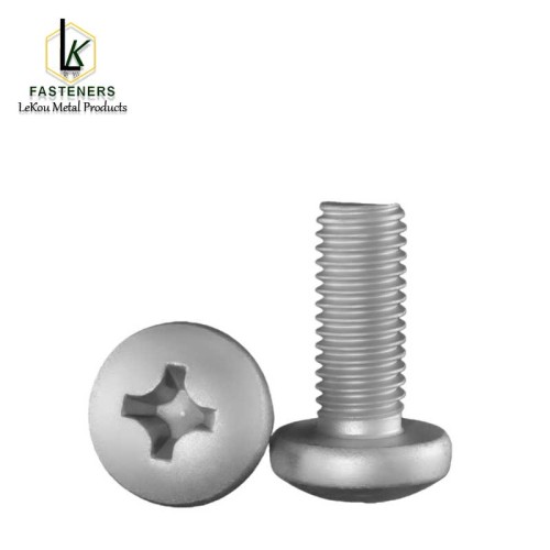 Стальные винты с потайной головкой и крестообразным шлицем