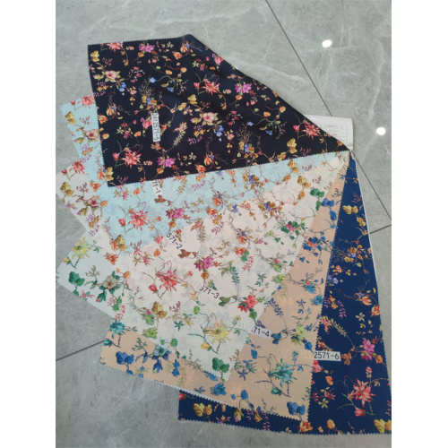 Imitation Acetate Polyester Satin Chiffon Print Fabric