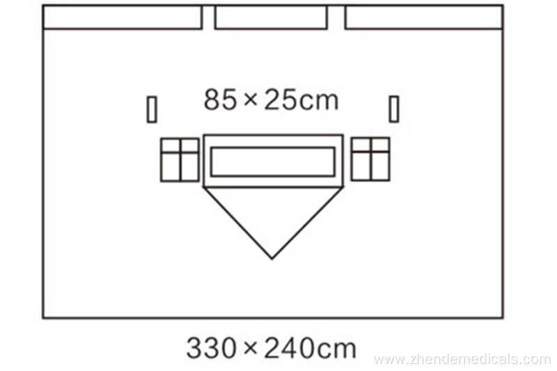 Nonwoven Easy For Use Vertical Surgucal Drape