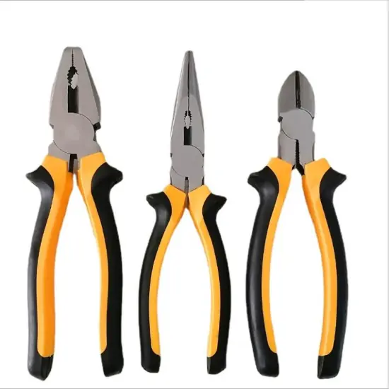 Professional Heavy Duty Wire Scissors: 6\" and 8\" Heat-Treated Integral Forged Tools for Industrial Grade Wire Cutting