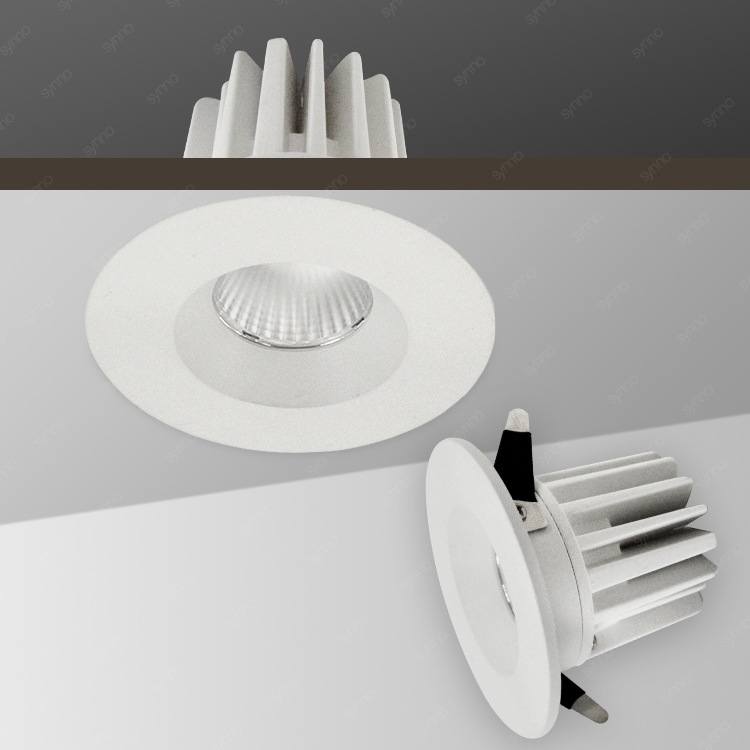 7W COB comercial downlight anti -tükröződés fény