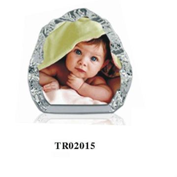 Lovely baby photo show sublimation crystal for heat press machine