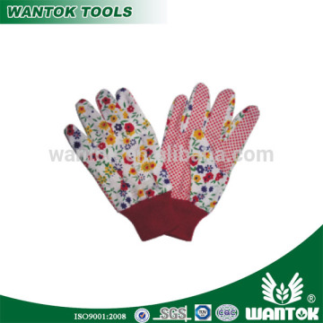 GL015 wristlet floral garden glove for lady