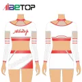 Uniformes de torcida personalizados com strassões AB