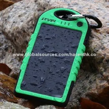 Universal Mini 5,000mAh Cell Phone Rechargeable Portable Solar Charger, Smart Power Bank