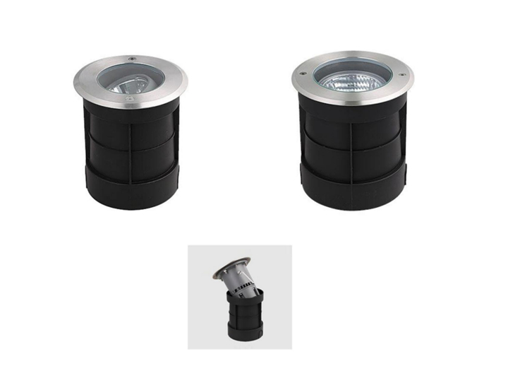 Outdoor underground light that leaks water