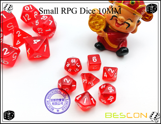 Small RPG Dice 10MM-5