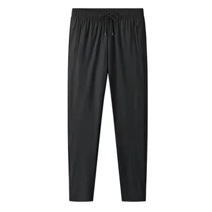 Men's casual ice silk trousers summer quick-drying pants
