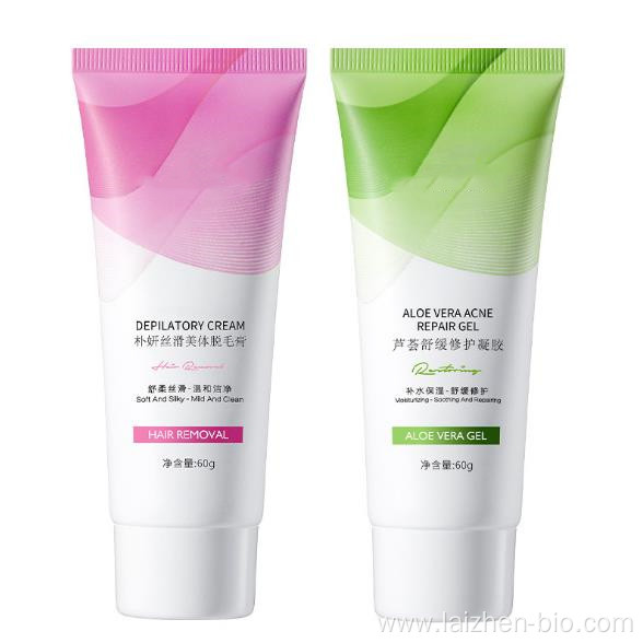 High quality aloe gel body hair removal cream