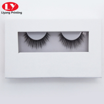 book paper box with window for false eyelash