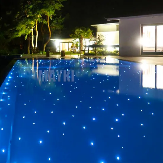 Hot Sale 20㎡ Swimming Pool Starry Fiber Optic Lighting RGB Kit